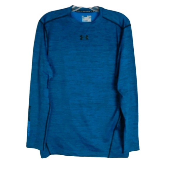 UNDER ARMOUR Compression Fit long Sleeve Shirt Size XL/TG‎ Blue - Picture 1 of 6